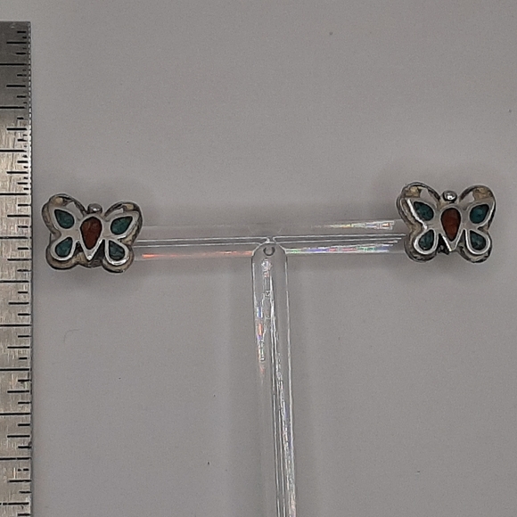 Native American Butterfly Earrings - Picture 5 of 5